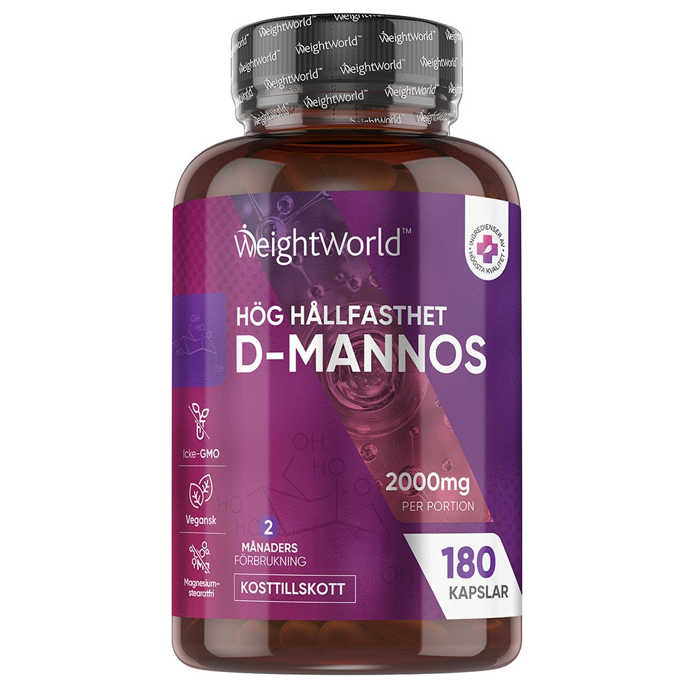 D-Mannose 2000mg 180 Capsules