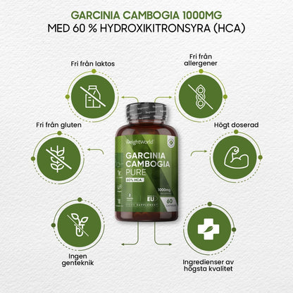 Köp billiga och bra Garcinia cambogia kapslar från WeightWorld som kan hjälpa med att nå viktmålen