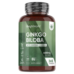 Få något mot trötthet, utmattning och koncentrationen genom att köpa ginkgo biloba komplex.