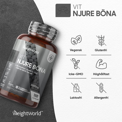 White Kidney Beans Extract 5000mg 180 Capsules