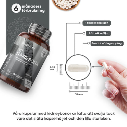 White Kidney Beans Extract 5000mg 180 Capsules