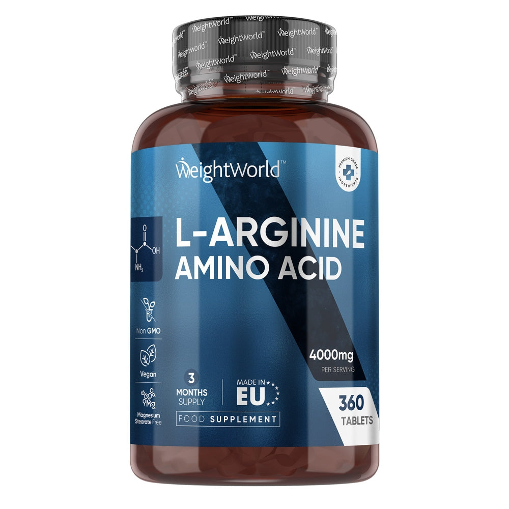 Burk med L-arginin, 4000 mg