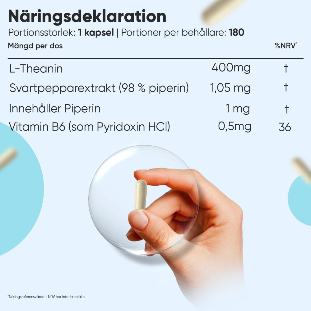 L-Theanine med Vitamin B6
