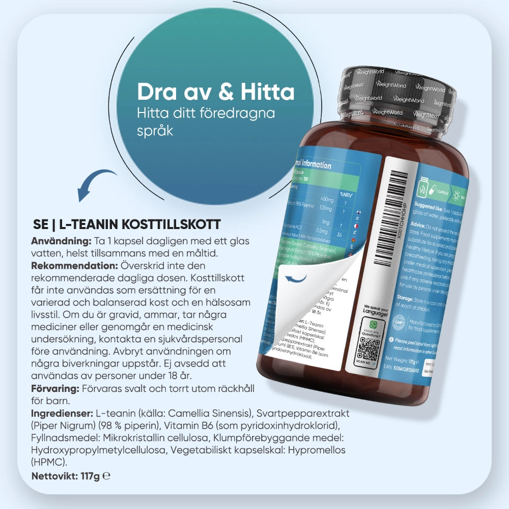 L-Theanine med Vitamin B6