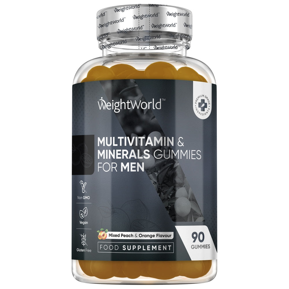 Multivitamin Gummies för män för att stötta hälsa och välmående