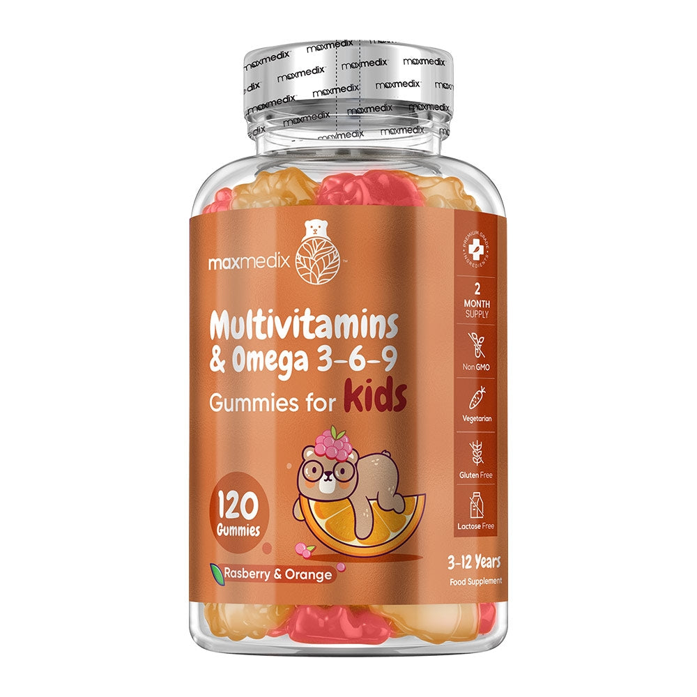 En burk på WeightWorlds Multivitamin Gummies för barn
