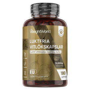Luktfria Vitlökskapslar 15 000 mg