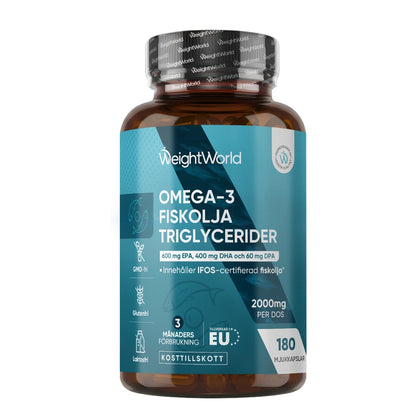 Omega 3 Fiskolja Triglycerider 2000 mg