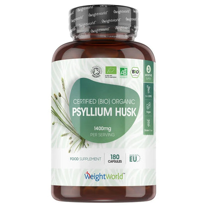 Ekologiskt Psyllium Husk kapslar för matsmältningen