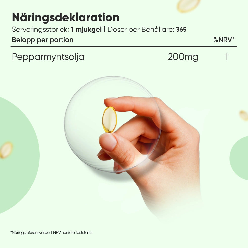 Pepparmyntsolja Kapslar