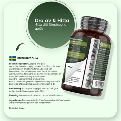 Pepparmyntsolja Kapslar