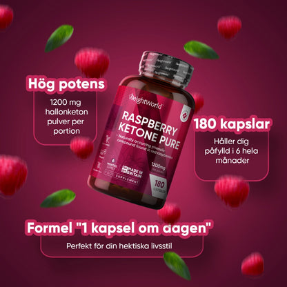 Hallonketonerkapslar för fettförbränning och viktminskning