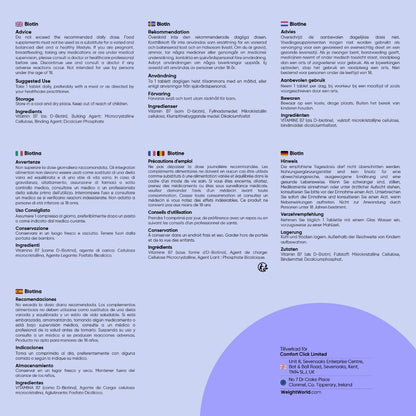 Biotin (Vitamin B7) 12000 mcg
