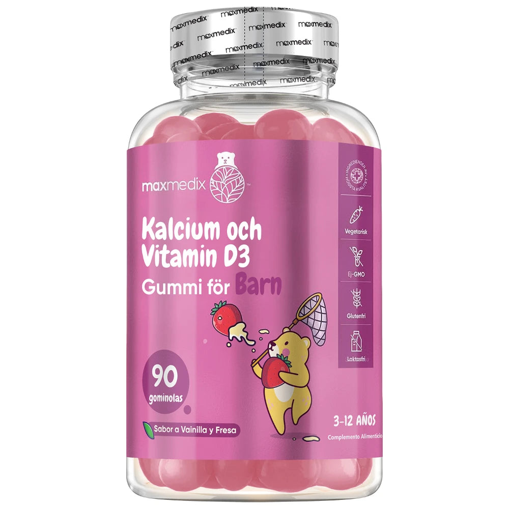 Kalcium och Vitamin D3 Gummies