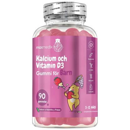 Kalcium och Vitamin D3 Gummies