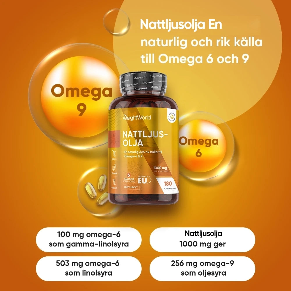 Nattljusolja 1000 mg