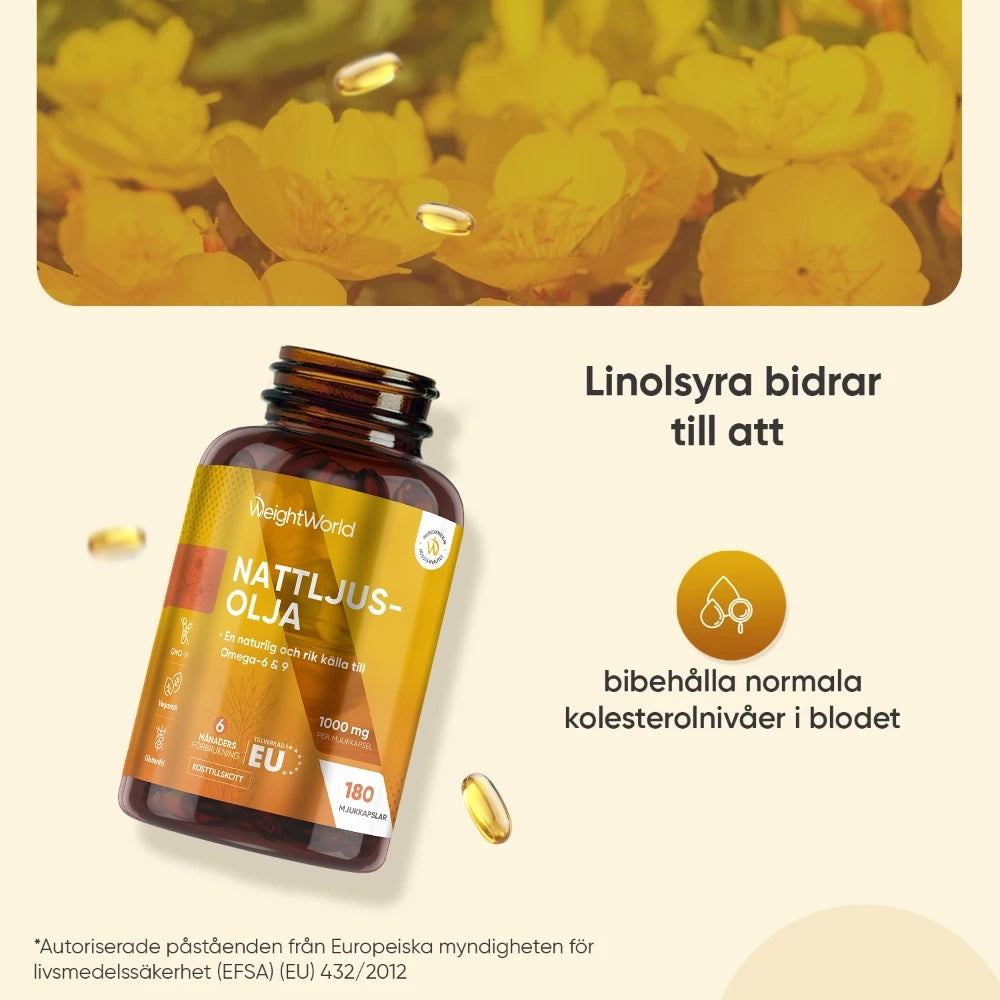Nattljusolja 1000 mg