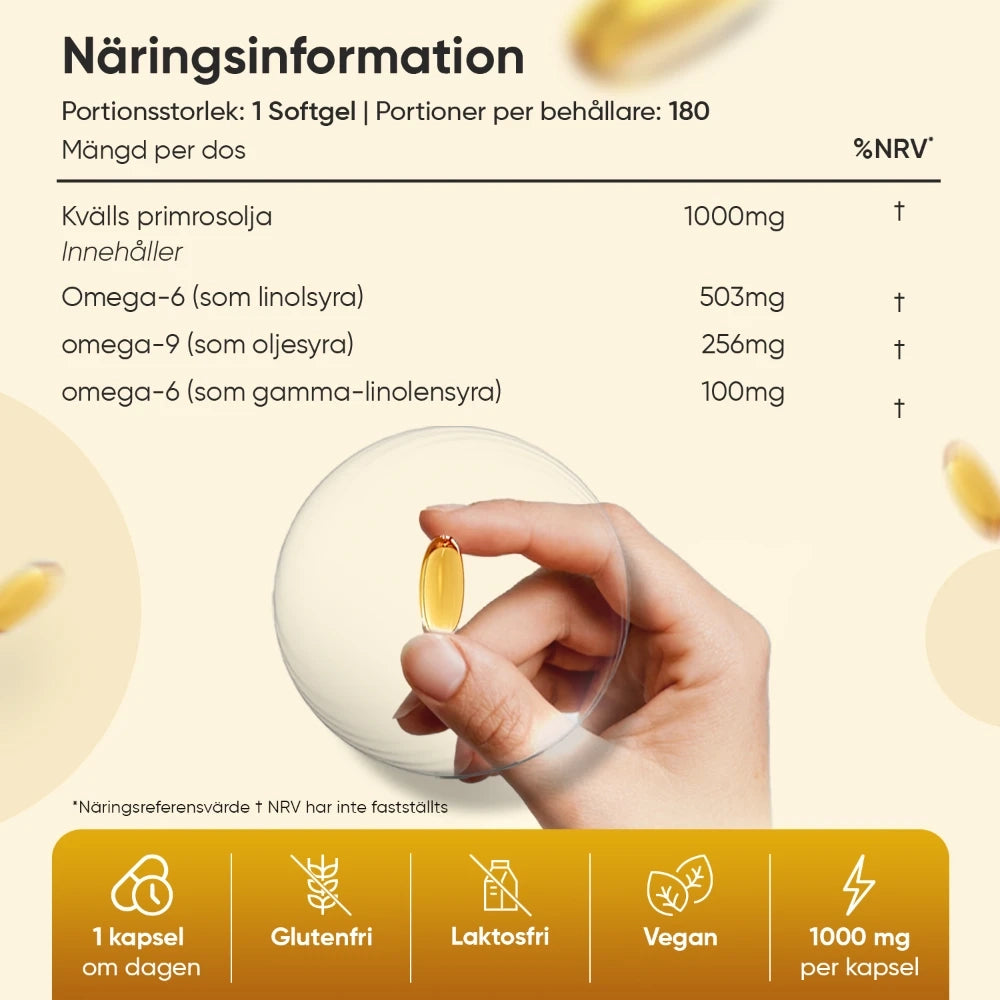 Nattljusolja 1000 mg