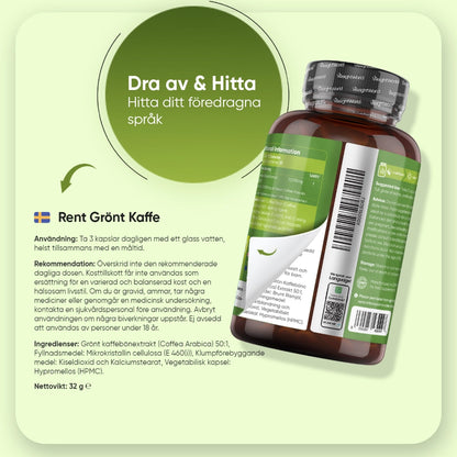 Grönt Kaffe 21000 mg