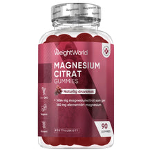 Magnesiumcitratgummier WeightWorld i flaska, 90 gummis