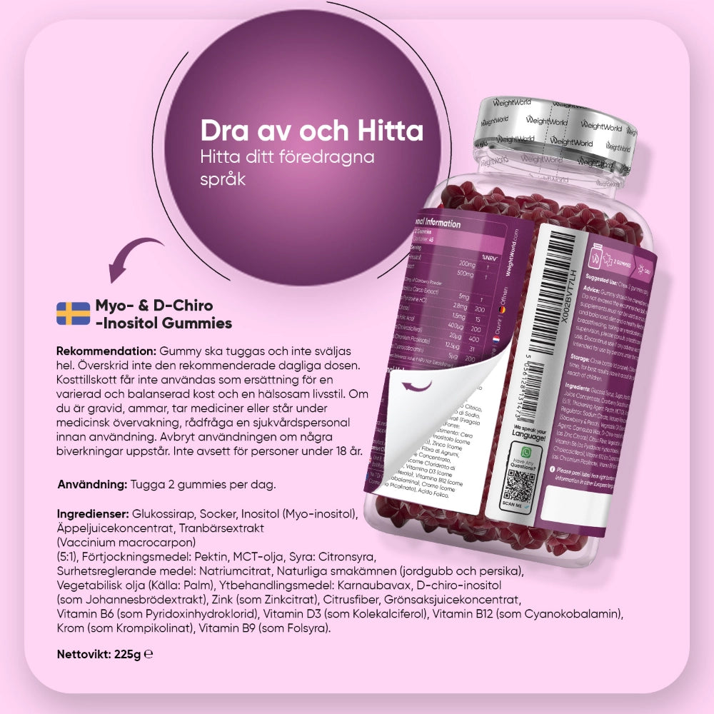 Myo & D-Chiro Inositol Gummies