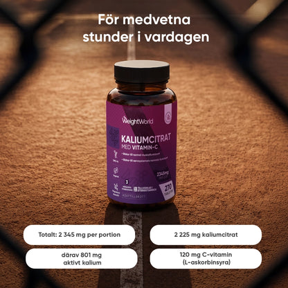 Kalium + C-vitamin 2225 mg