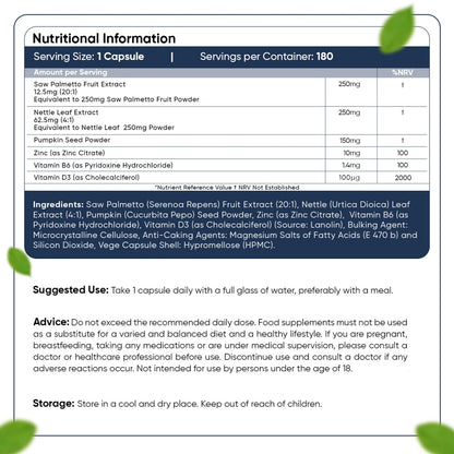 Innehållsförteckningen för WeightWorlds ProstaSURE