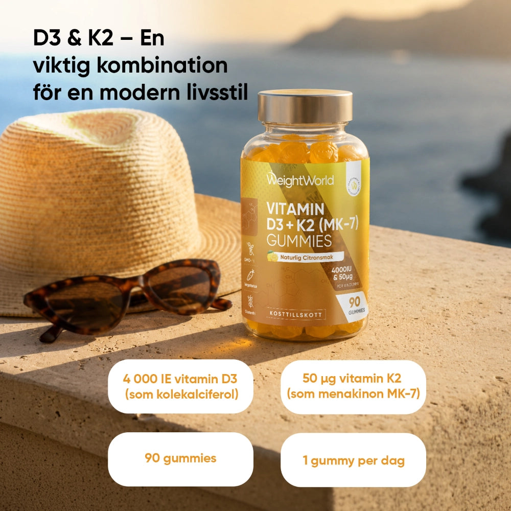 Vitamin D3+K2 Gummies 4000IU