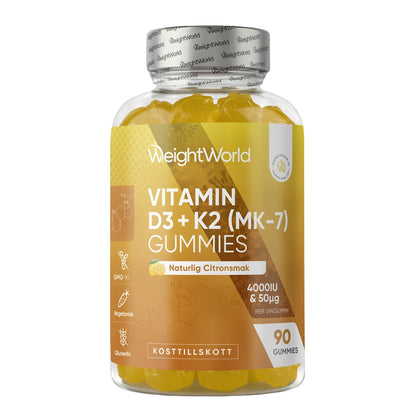 Vitamin D3+K2 Gummies 4000IU