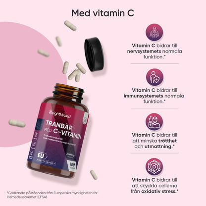 Tranbär med C-vitamin