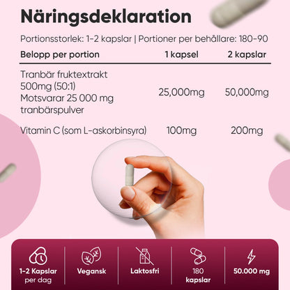 Tranbär med C-vitamin