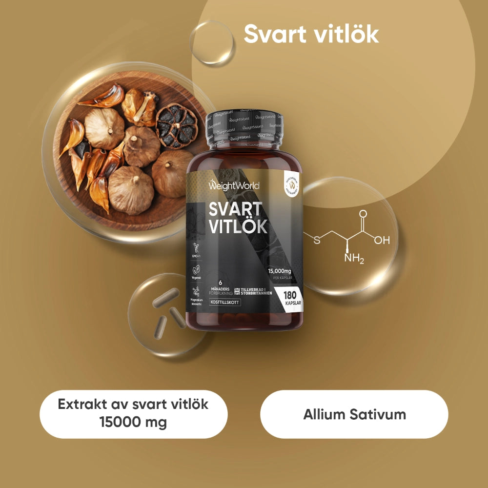Svart vitlök 15000 mg