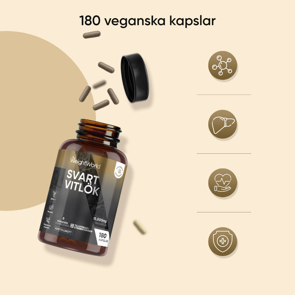 Svart vitlök 15000 mg