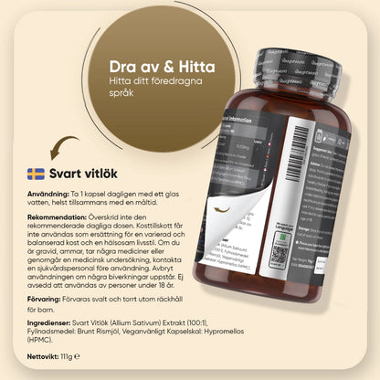 Svart vitlök 15000 mg