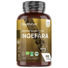Ekologisk Ingefära 650 mg