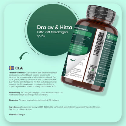 Konjugerad Linolsyra (CLA) 3000 mg