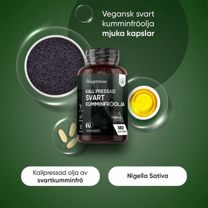 Kallpressad Svartkumminolja kapslar