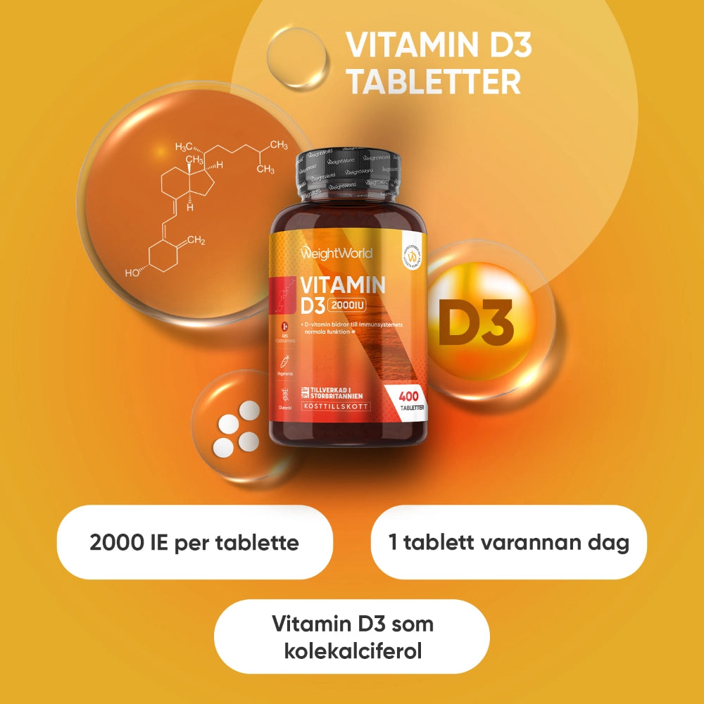 D3-vitamin 2000IU