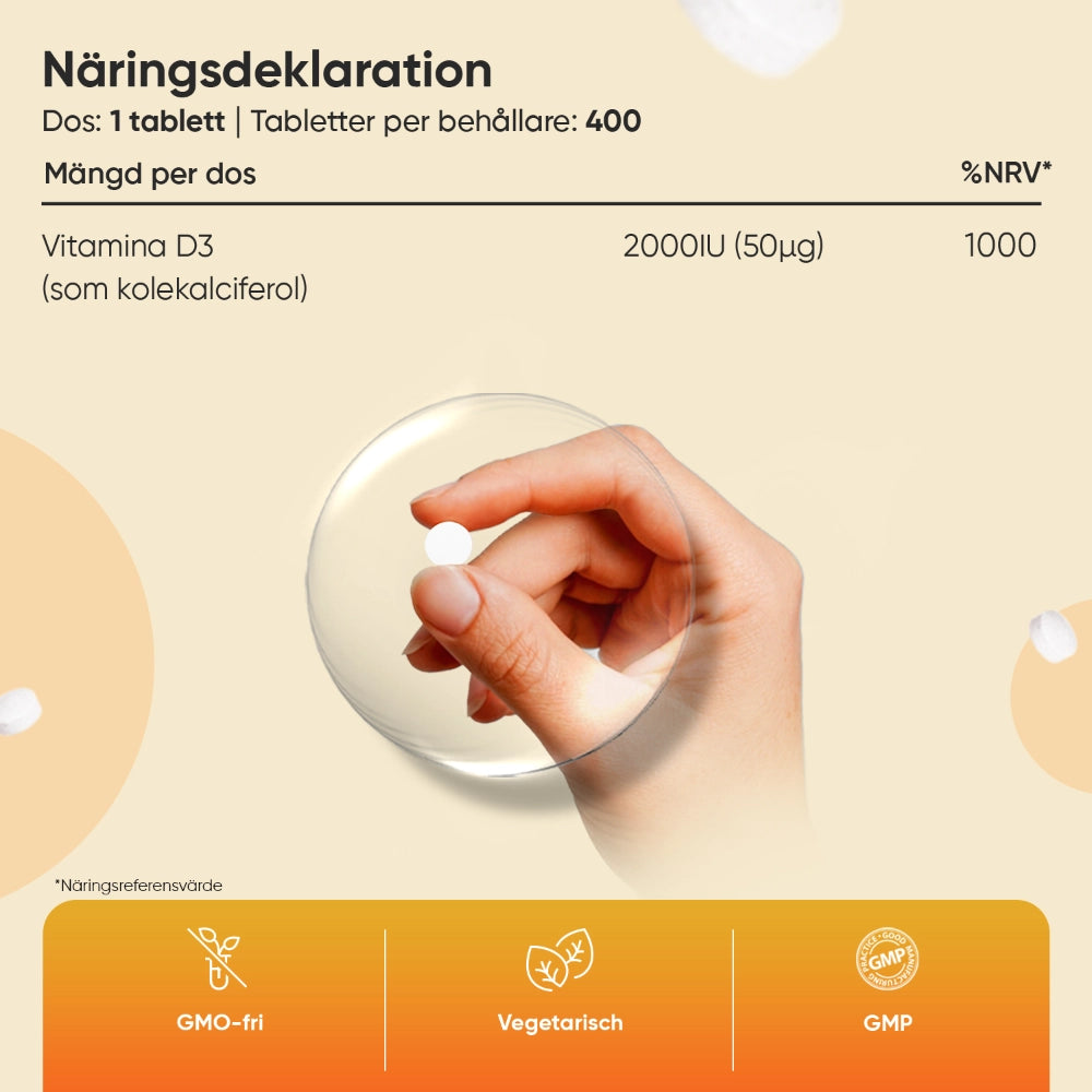 D3-vitamin 2000IU