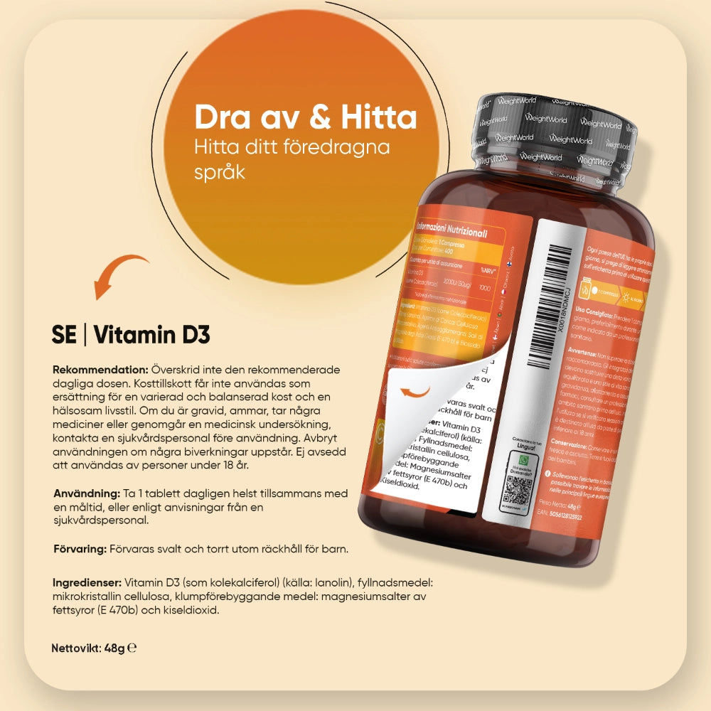 D3-vitamin 2000IU